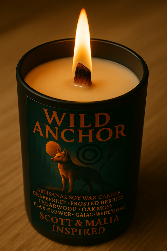 Bougie "Wild Anchor" Scott McCall et Malia Tate - Précommande Convention