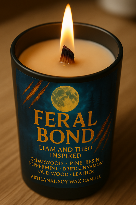 Bougie "Feral Bond" Liam Dunbar et Theo Raeken - Précommande Convention
