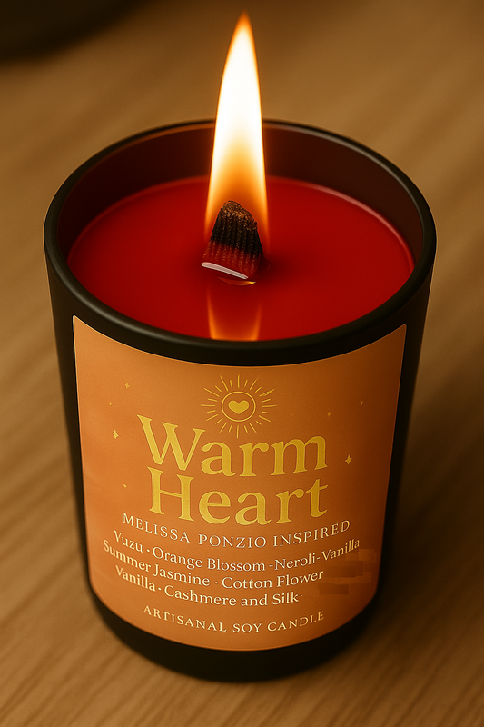 Bougie "Warm Heart" Melissa Ponzio - Précommande convention