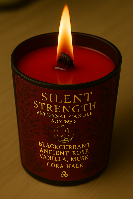 Bougie "Silent Strength" Cora Hale - Surplus de cire / Sans couvercle - Livraison