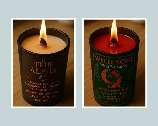 Pack Duo Bougies "True Alpha x Wild Soul" - Précommande Convention