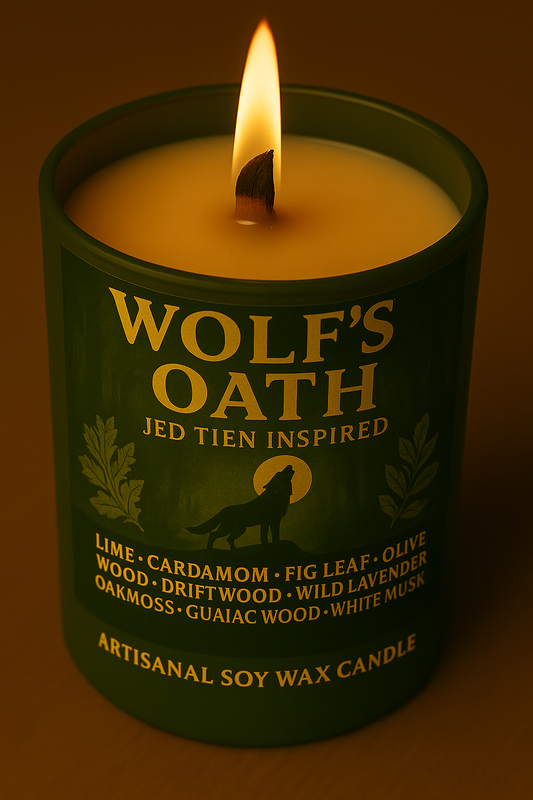 Bougie "Wolf's Oath" Jed Tien - Livraison