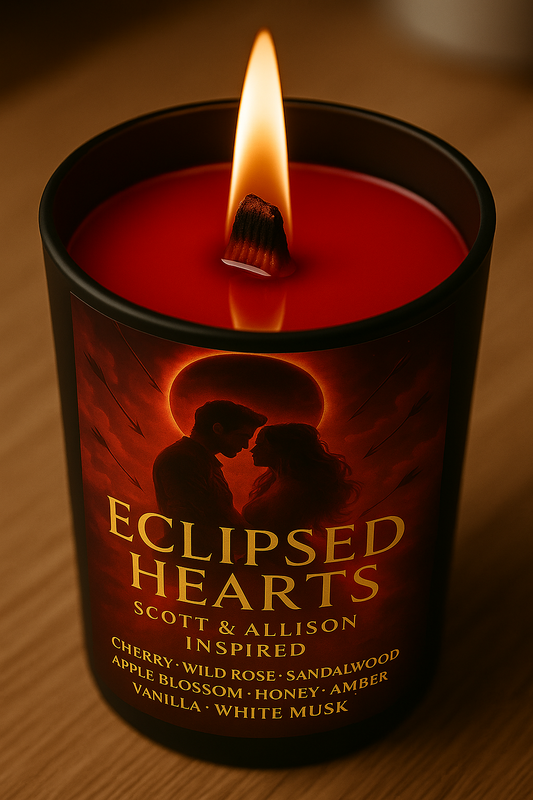 Bougie "Eclipsed Hearts" Scott McCall et Allison Argent - Précommande Convention