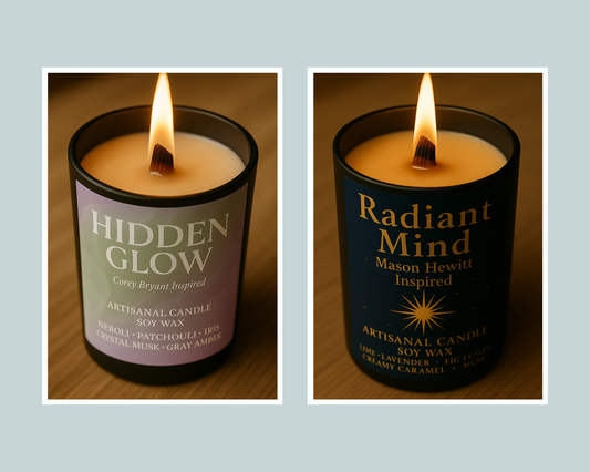 Pack Duo Bougies "Hidden Glow x Radiant Mind" - Livraison