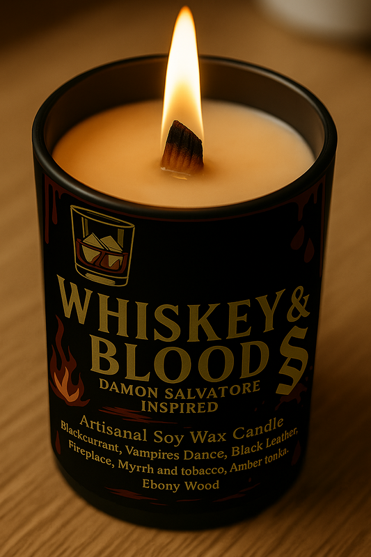 Bougie "Whiskey & Blood" Damon Salvatore - Livraison