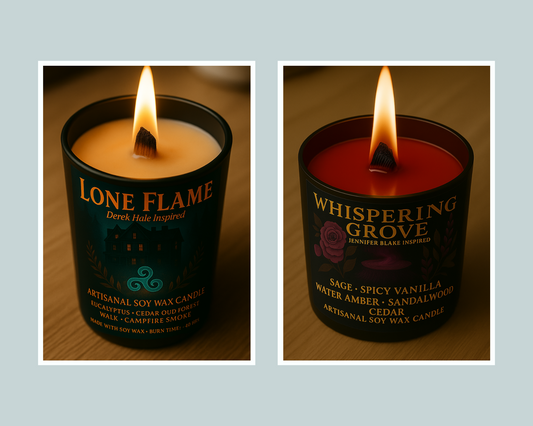 Pack Duo Bougies "Lone Flame x Whispering Grove" - Livraison