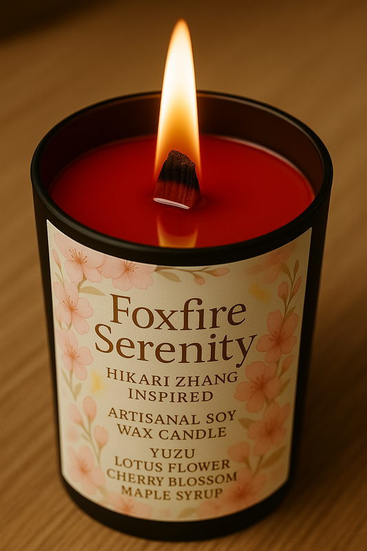 Bougie "Foxfire Serenity" Hikari Zhang - Précommande Convention