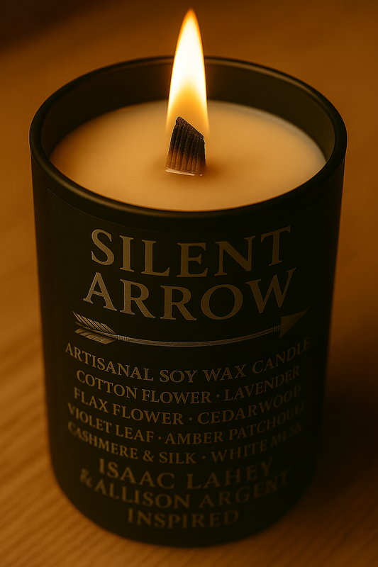 Bougie "Silent Arrow" Isaac Lahey et Allison Argent - Précommande Convention
