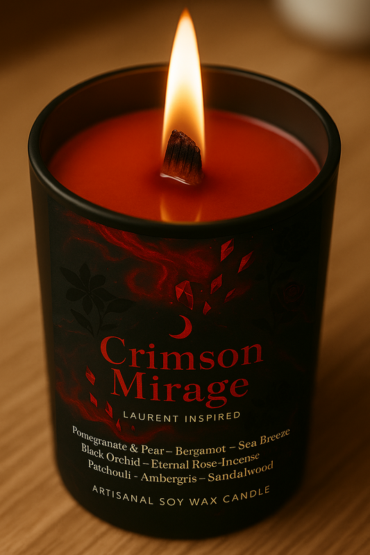 Bougie "Crimson Mirage" Laurent - Livraison