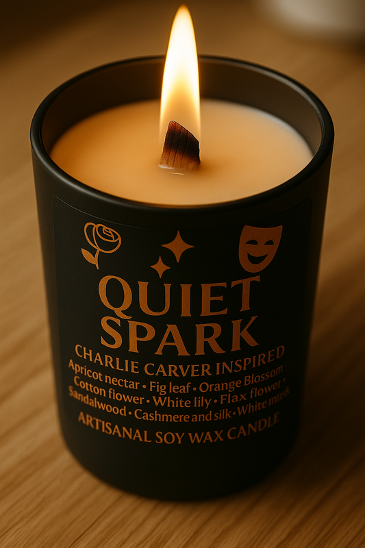Bougie "Quiet Spark" Charlie Carver - Limited Edition WIP3 - Précommande Convention