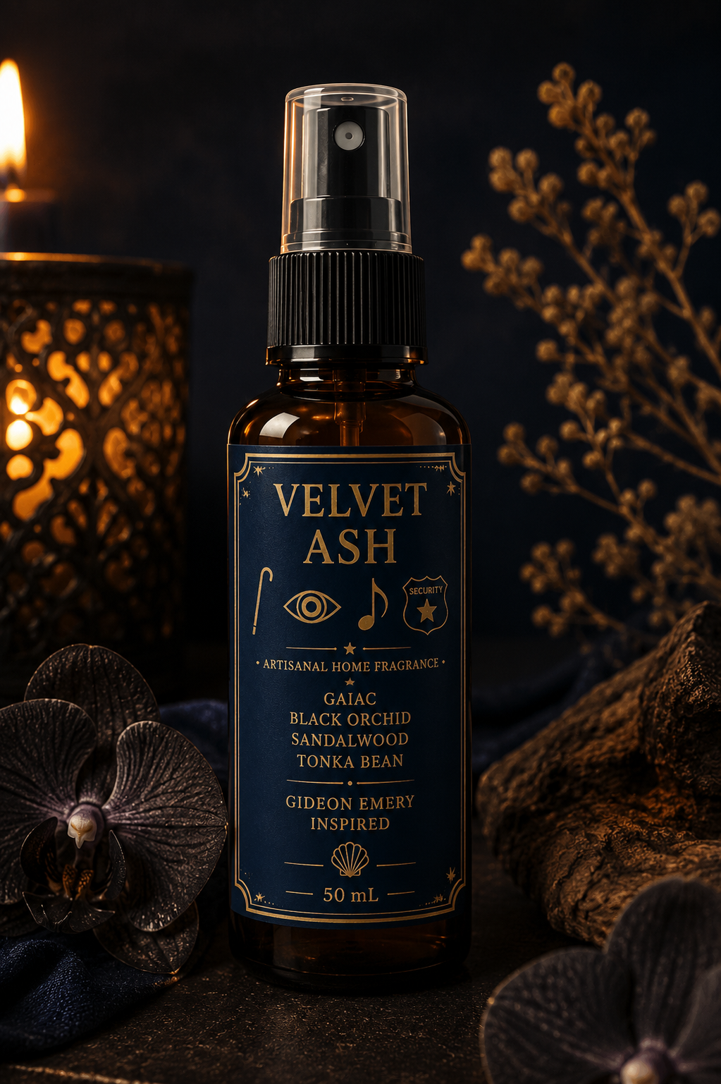 Brume d'intérieur "Velvet Ash" Gideon Emery - Limited Edition WIP 4 - Précommande Convention