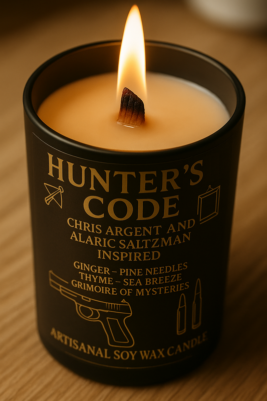 Bougie "Hunter's Code" Chris Argent et Alaric Saltzman - Livraison