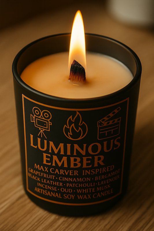 Bougie "Luminous Ember" Max Carver - Limited Edition WIP 3 - Précommande Convention