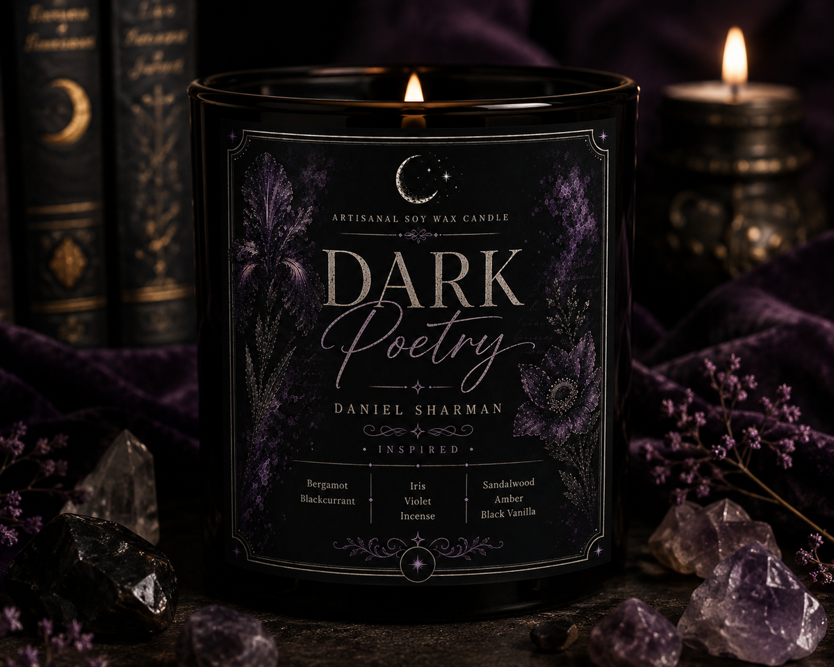 Bougie "Dark Poetry" Daniel Sharman - Limited Edition WIP 4 - Précommande convention