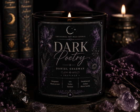 Bougie "Dark Poetry" Daniel Sharman - Limited Edition WIP 4 - Précommande convention