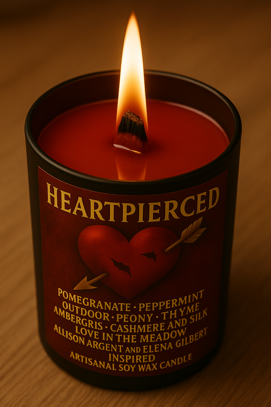 Bougie "Heartpierced" Allison Argent et Elena Gilbert - Livraison
