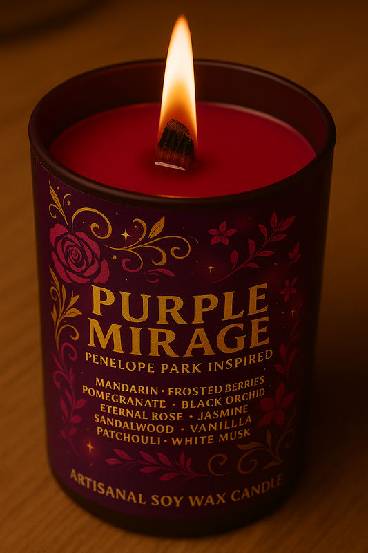 Bougie "Purple Mirage" Penelope Park - Livraison
