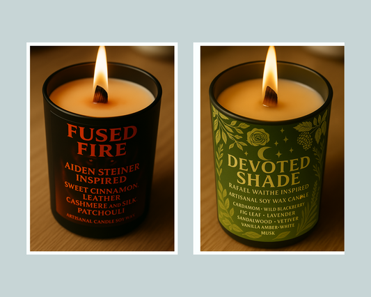 Pack Duo Bougies "Fused Fire x Devoted Shade" - Livraison