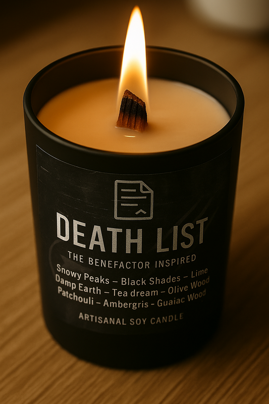 Bougie "Death List" The Benefactor - Livraison