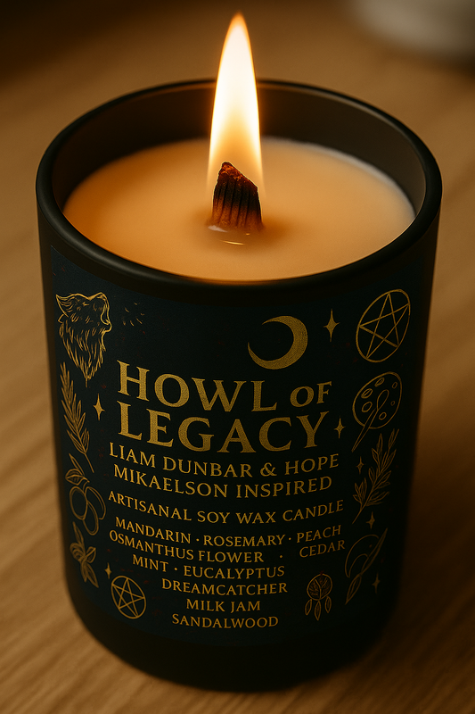 Bougie "Howl of Legacy" Liam Dunbar et Hope Mikaelson - Livraison