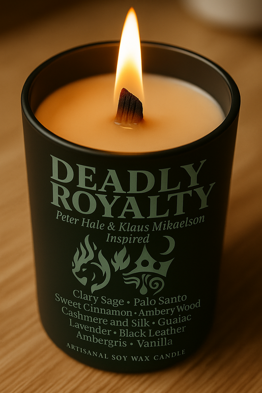 Bougie "Deadly Royalty" Peter Hale et Klaus Mikaelson - Livraison