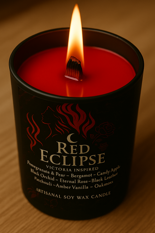 Bougie "Red Eclipse" Victoria - Livraison
