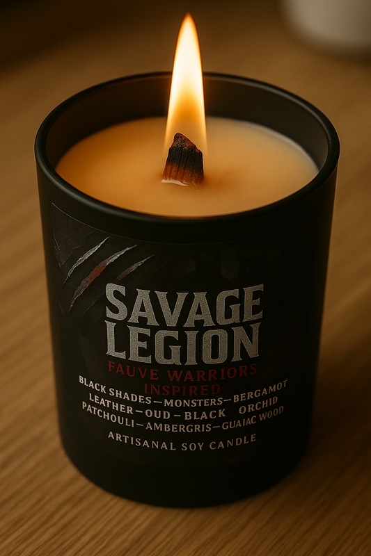 Bougie "Savage Legion" Fauve Warriors Edition - Livraison