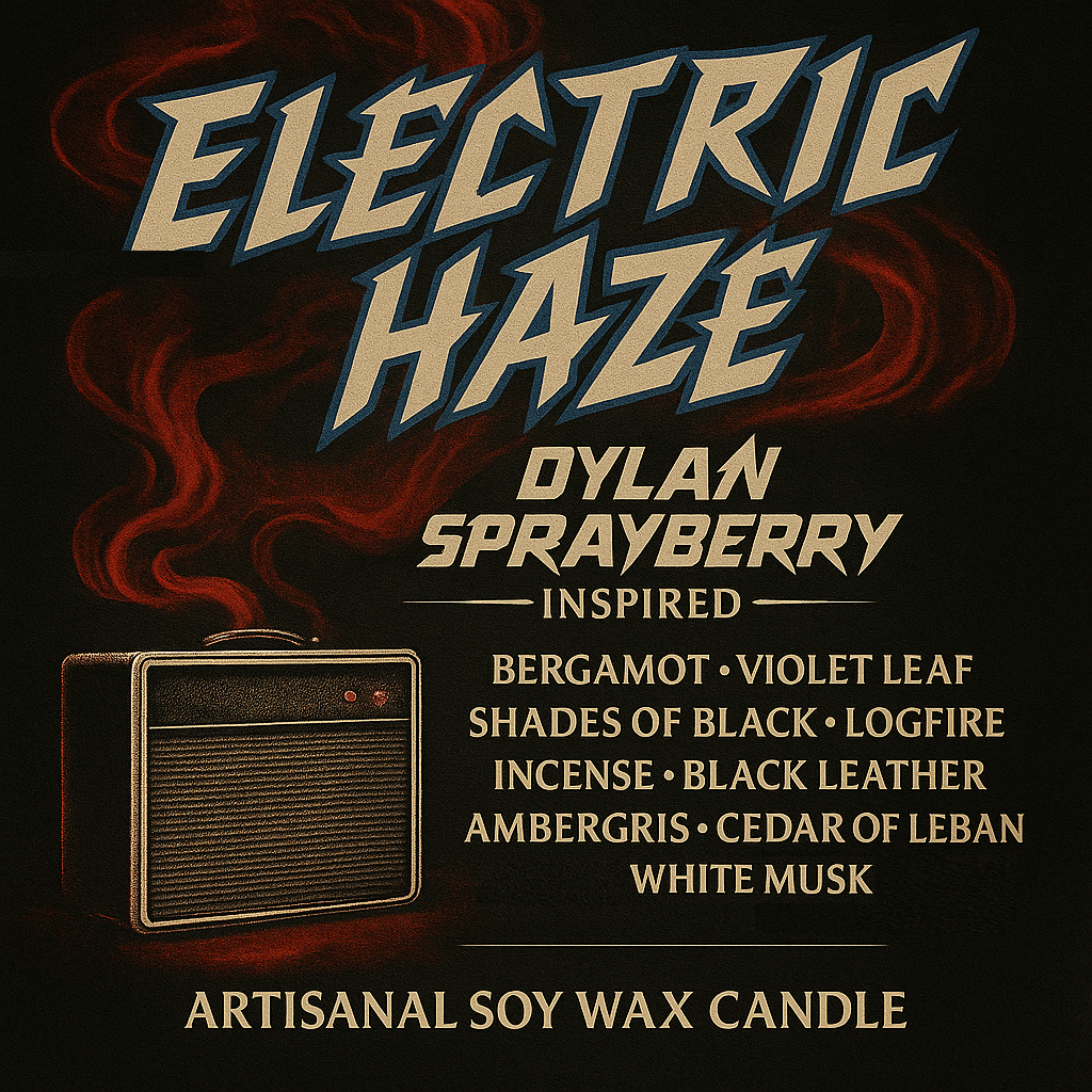 Bougie "Electric Haze" Dylan Sprayberry - Précommande Convention