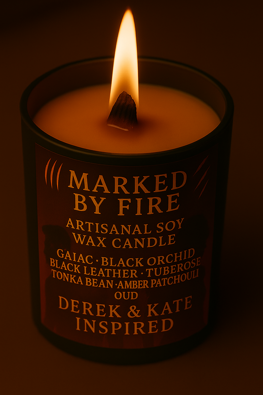 Bougie "Marked by Fire" Derek Hale et Kate Argent - Livraison