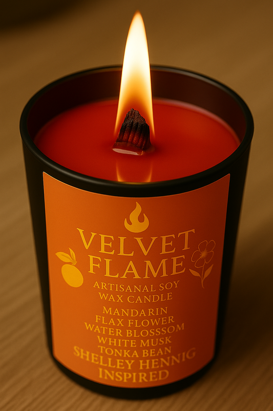 Bougie "Velvet Flame" Shelley Hennig - Limited Edition WIP 3 -Précommande Convention