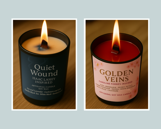Pack Duo Bougies "Quiet Wound x Golden Veins" - Livraison