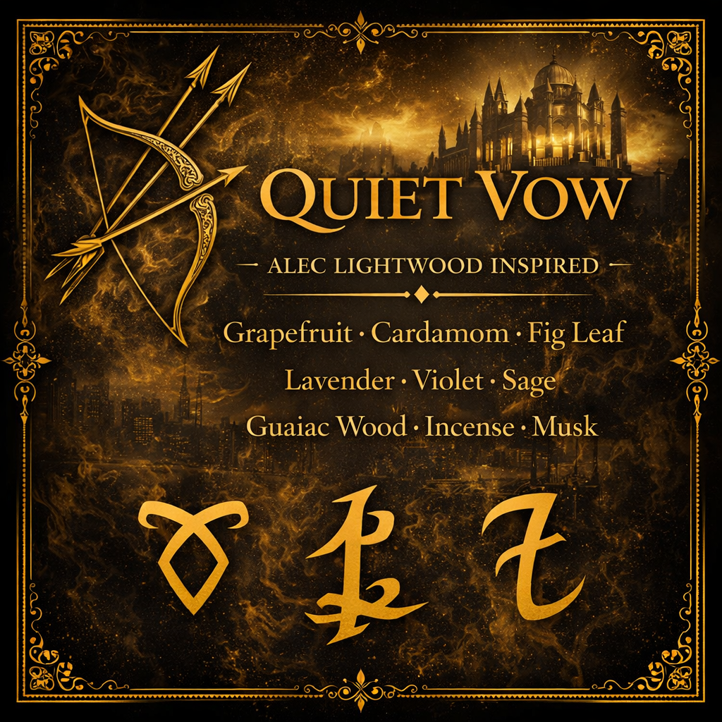 Bougie Quiet Vow - Alec Lightwood - Livraison à domicile