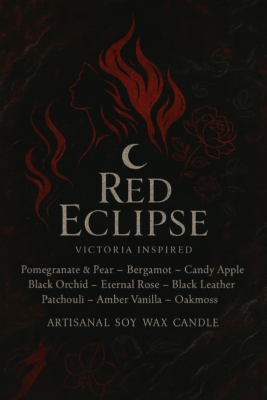 Bougie "Red Eclipse" Victoria - Livraison