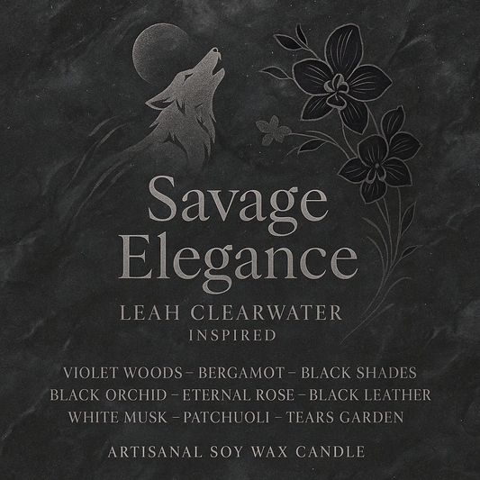 Bougie "Savage Elegance" Leah Clearwater - Livraison
