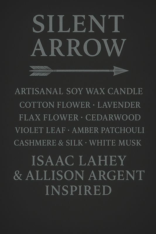 Bougie "Silent Arrow" Isaac Lahey et Allison Argent - Livraison