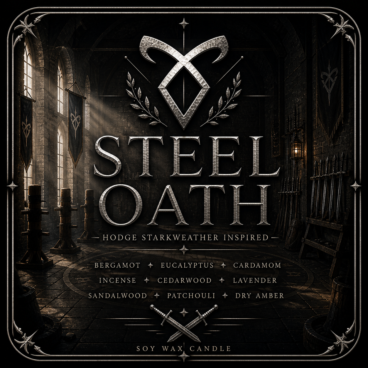 Bougie Steel Oath - Hodge Starkweather - Livraison à domicile