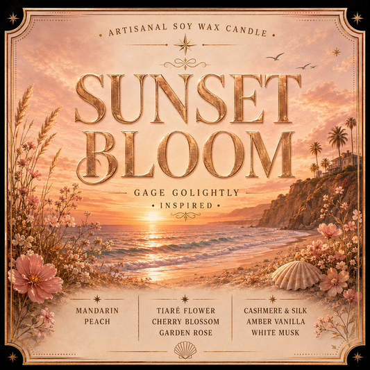 Bougie "Sunset Bloom" Gage Golightly - Limited Edition WIP 4 - Précommande Convention