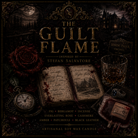 Bougie "The Guilt Flame" Stefan Salvatore - Livraison