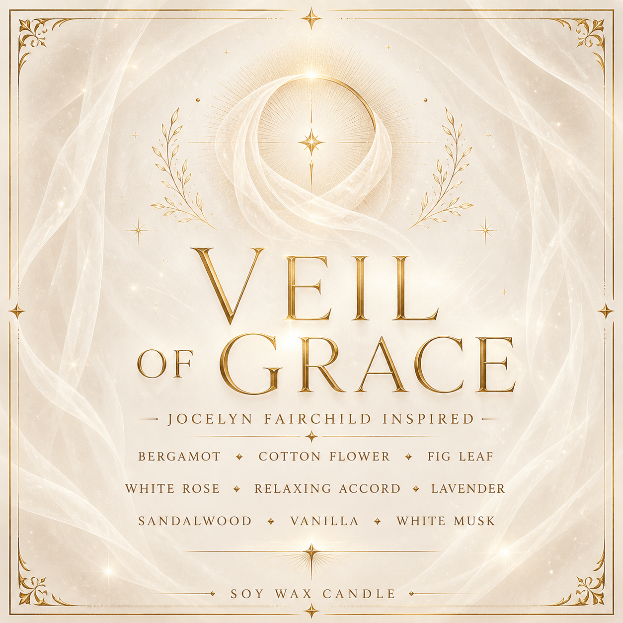 Bougie Veil of Grace - Jocelyn Fairchild - Livraison à domicile
