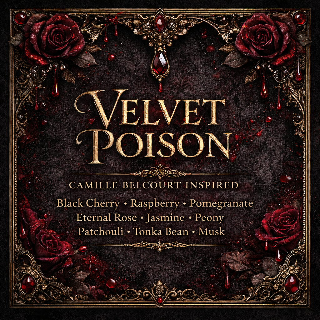Bougie Velvet Poison - Camille Belcourt - Livraison à domicile