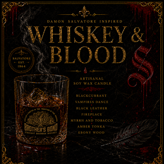 Bougie "Whiskey & Blood" Damon Salvatore - Livraison